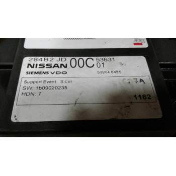 Recambio de centralita luces para nissan qashqai (j10) 2.0 dci turbodiesel cat referencia OEM IAM 284B2JD00C 5363101 5WK46485