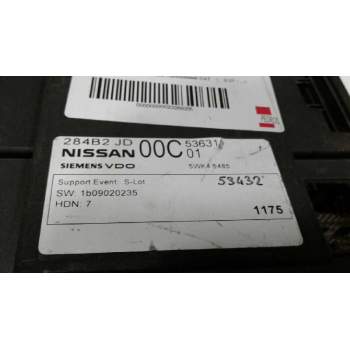 Recambio de centralita luces para nissan qashqai (j10) 2.0 dci turbodiesel cat referencia OEM IAM 284B2JD00C 53631 5WK46485