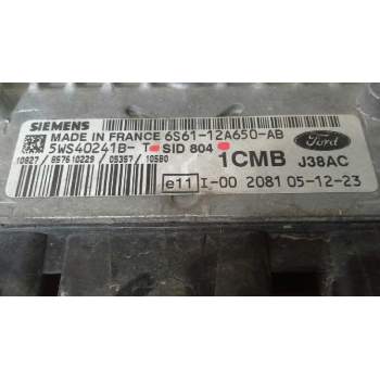 Recambio de centralita motor uce para ford fiesta (cbk) ambiente referencia OEM IAM 5WS40241BT 6S6112A650AB 857610229