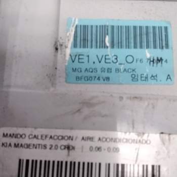 Recambio de mando calefaccion aire acondicionado para kia magentis concept referencia OEM IAM BFG074V8  