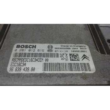 Recambio de centralita motor uce para peugeot partner (s2) combi plus referencia OEM IAM 0281012619 9663943980 9653958980