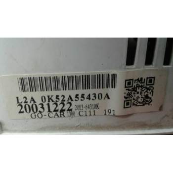 Recambio de cuadro instrumentos para kia carnival ii 2.9 crdi cat referencia OEM IAM 0K52A55430A  