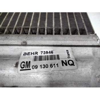 Recambio de condensador / radiador aire acondicionado para opel zafira a elegance referencia OEM IAM 09130611  