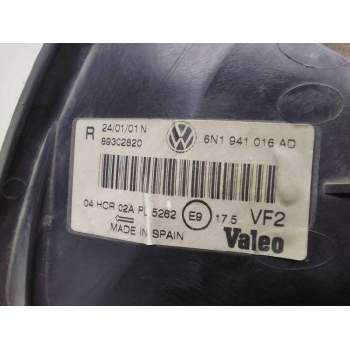 Recambio de faro derecho para volkswagen polo (9n1) highline referencia OEM IAM 6N1941016AD  