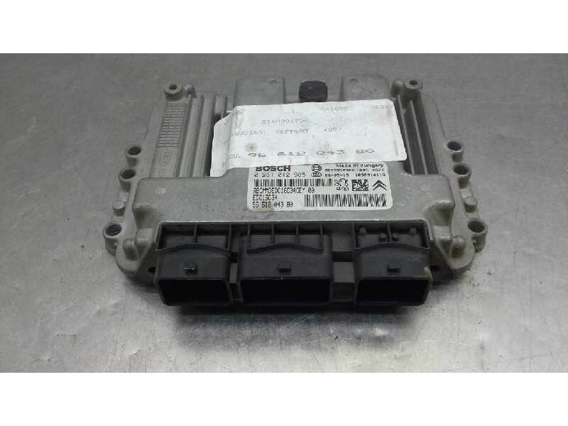 Recambio de centralita motor uce para citroën c4 coupe collection referencia OEM IAM 0281012985 9661204380 EDC16C34