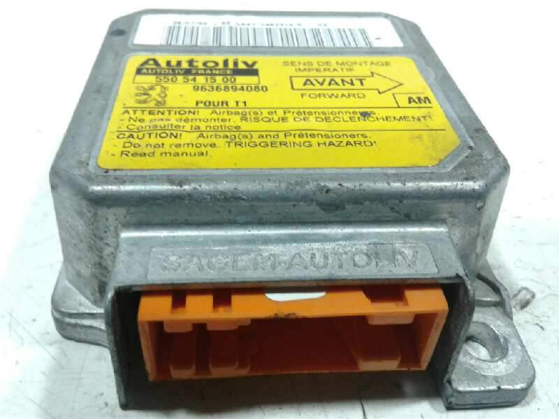 Recambio de centralita airbag para peugeot 206 berlina diesel referencia OEM IAM 550541500 9636894080 