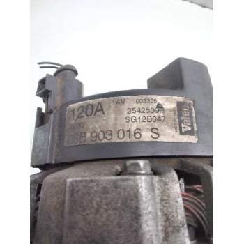 Recambio de alternador para audi a4 berlina (8e) 2.0 referencia OEM IAM VALEO SG12B047 2542500B AUDI 06B903016S