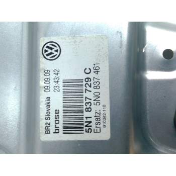Recambio de elevalunas delantero izquierdo para volkswagen tiguan (5n_) 2.0 tdi 4motion referencia OEM IAM 5N1837729C  