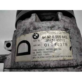 Recambio de compresor aire acondicionado para bmw serie 3 compact (e46) 320td referencia OEM IAM 64526905643  