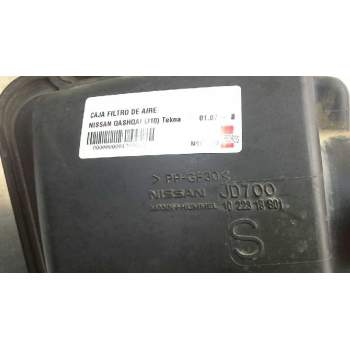 Recambio de caja filtro de aire para nissan qashqai (j10) tekna referencia OEM IAM   