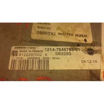 Recambio de centralita motor uce para mini mini (r50,r53) one referencia OEM IAM 7545802 1214754578901 S122237002