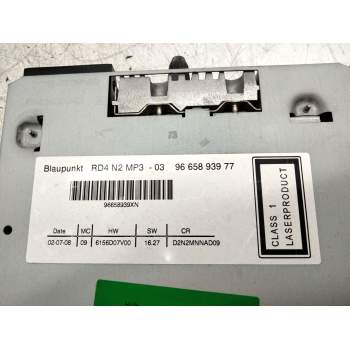 Recambio de sistema audio / radio cd para peugeot 407 st sport referencia OEM IAM 9665893977  