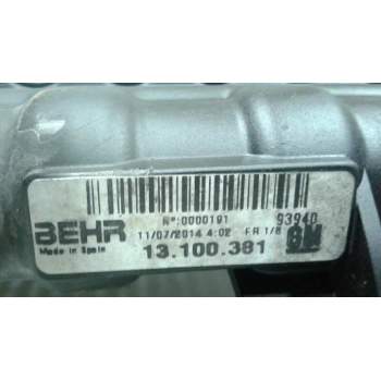 Recambio de radiador agua para opel combo (corsa c) familiar referencia OEM IAM 13100381  