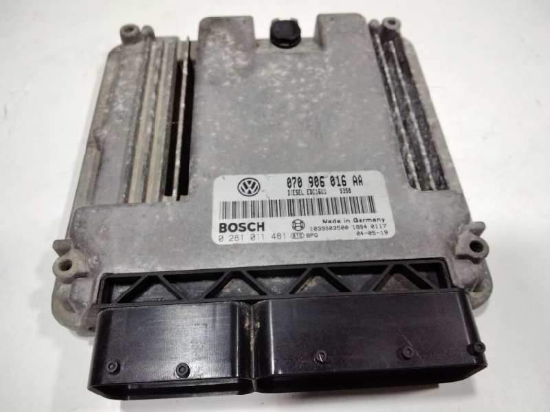 Recambio de centralita motor uce para volkswagen touareg (7la) tdi v10 referencia OEM IAM 070906016AA 0281011481 1039S03500