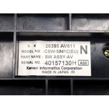 Recambio de mando calefaccion aire acondicionado para nissan primera berlina (p12) acenta referencia OEM IAM 28395AV611  