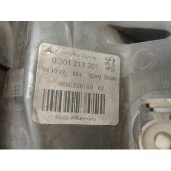 Recambio de faro izquierdo para peugeot 407 sport referencia OEM IAM 301 213 201 L  