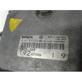 Recambio de centralita motor uce para fiat stilo (192) 1.9 jtd 115 referencia OEM IAM 0281011553 55191209 19247DAA