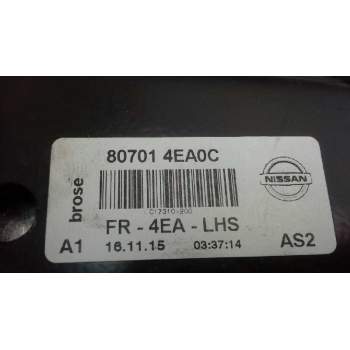 Recambio de elevalunas delantero izquierdo para nissan qashqai (j11) acenta referencia OEM IAM   