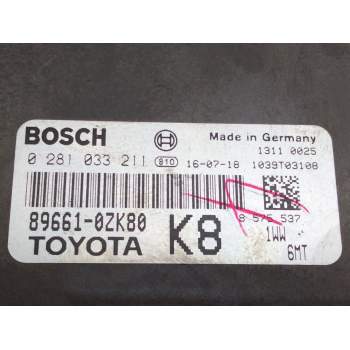 Recambio de centralita motor uce para toyota auris referencia OEM IAM 896610ZK80 0281033211 