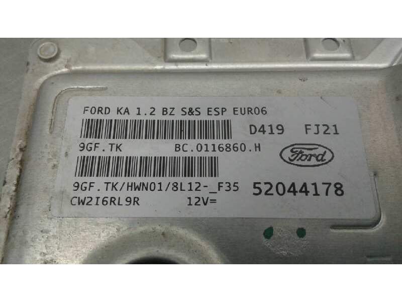 Recambio de centralita motor uce para ford ka (ccu) trend + referencia OEM IAM 52044178 CW2I6RL9R 0116860