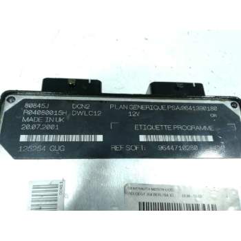 Recambio de centralita motor uce para peugeot 206 berlina xt referencia OEM IAM 9644710280 9641390180 