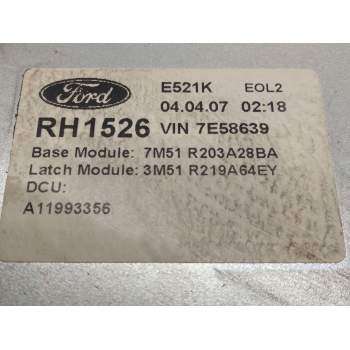 Recambio de elevalunas delantero derecho para ford c-max (cb3) 1.6 tdci cat referencia OEM IAM 7M51R203A28BA  