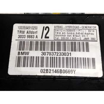 Recambio de airbag lateral delantero izquierdo para bmw x5 (e53) 3.0d referencia OEM IAM 307037233031  