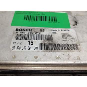 Recambio de centralita motor uce para peugeot 106 (s2) max referencia OEM IAM 0261206246 9637838780 