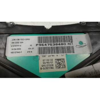 Recambio de cuadro instrumentos para peugeot 307 break / sw (s1) 1.6 hdi referencia OEM IAM P9647538480A01  