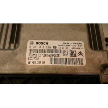 Recambio de centralita motor uce para citroën berlingo station wagon x referencia OEM IAM 0281018228 9678818280 EDC17C10