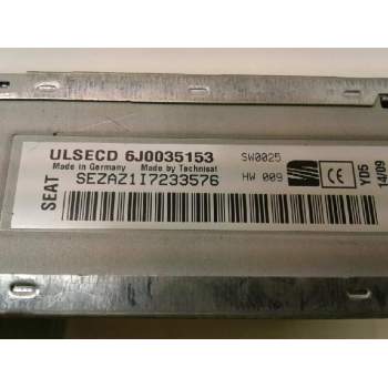 Recambio de sistema audio / radio cd para seat ibiza (6j5) 25 aniversario referencia OEM IAM 6J0035153 SEZAZ1172233576 