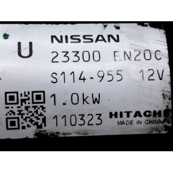 Recambio de motor arranque para nissan juke (f15) 1.6 16v referencia OEM IAM 23300EN20C  