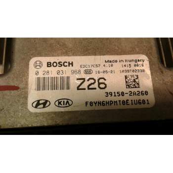 Recambio de centralita motor uce para kia venga drive referencia OEM IAM 0281031968 391502A260 