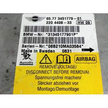 Recambio de centralita airbag para mini mini (r56) cooper d referencia OEM IAM 345177901  
