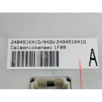 Recambio de mando calefaccion aire acondicionado para nissan juke (f15) 1.6 16v referencia OEM IAM 248451KA1D  
