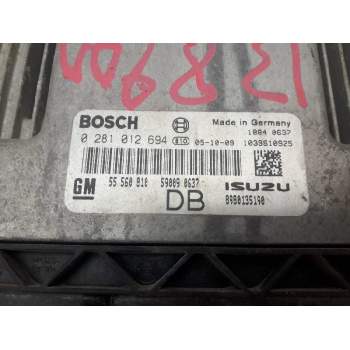 Recambio de centralita motor uce para opel astra h berlina cosmo referencia OEM IAM 0281012694 8980135190 