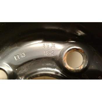 Recambio de llanta hierro para volkswagen polo (801/803) referencia OEM IAM 13 4 TORNILLOS  