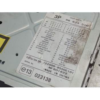 Recambio de sistema audio / radio cd para chevrolet captiva 2.0 vcdi lt referencia OEM IAM 96673510  