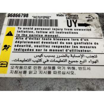 Recambio de centralita airbag para chevrolet captiva 2.0 vcdi lt referencia OEM IAM 96866798  