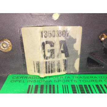 Recambio de cerradura puerta trasera izquierda para opel insignia sports tourer cosmo referencia OEM IAM 13503807  
