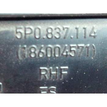 Recambio de maneta interior trasera derecha para seat leon (1p1) 2.0 tdi referencia OEM IAM 5P0837114  