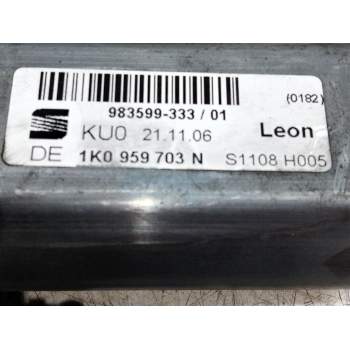 Recambio de elevalunas trasero izquierdo para seat leon (1p1) 2.0 tdi referencia OEM IAM 1K0959703N  