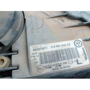 Recambio de faro izquierdo para volkswagen touareg (7la, 7l6, 7l7) 3.0 v6 tdi referencia OEM IAM 7L6941015  