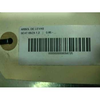 Recambio de arbol de levas para seat ibiza 1.2 referencia OEM IAM   25279