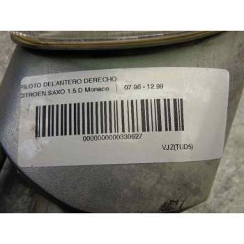 Recambio de piloto delantero derecho para citroën saxo 1.5 d monaco referencia OEM IAM 630360  