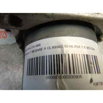 Recambio de centralita abs para renault megane ii classic berlina 1.5 dci diesel fap referencia OEM IAM 0265231577  