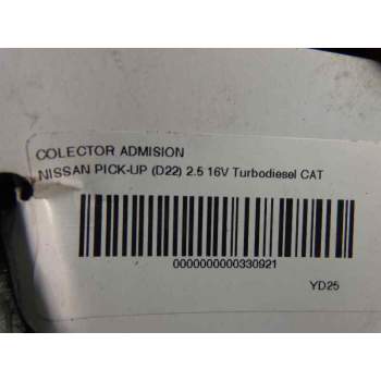 Recambio de colector admision para nissan pick-up (d22) 2.5 16v turbodiesel cat referencia OEM IAM   