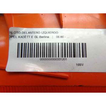 Recambio de piloto delantero izquierdo para opel kadett e gl berlina referencia OEM IAM 90008397  