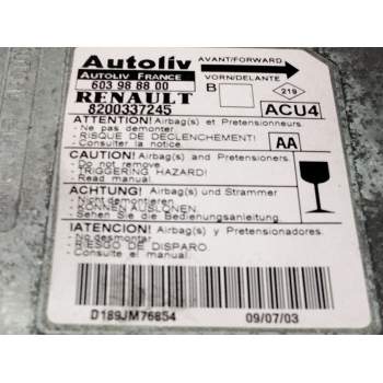 Recambio de centralita airbag para renault megane ii berlina 5p 1.6 16v referencia OEM IAM 8200337245  