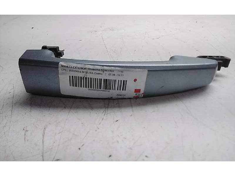 Recambio de maneta exterior trasera derecha para opel insignia berlina cosmo referencia OEM IAM   